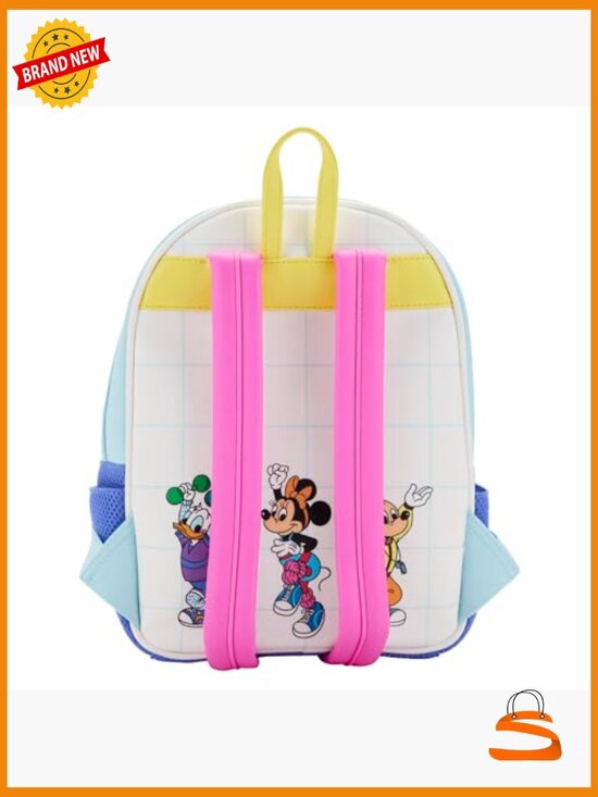 Disney Mousercise Mini Backpack Faux Leather Adjustable Straps main image 5